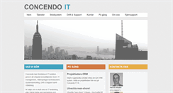 Desktop Screenshot of concendo.se